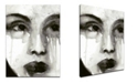 Ready2HangArt 'Emotions Face' Canvas Wall Art,  30x20"